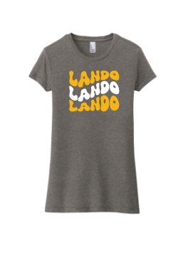 LOL LANDO Women's Fitted Shirt-Grey Frost