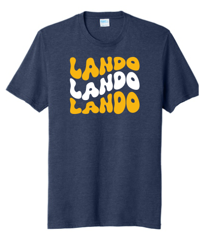 LOL LANDO Softstyle Tee-Navy