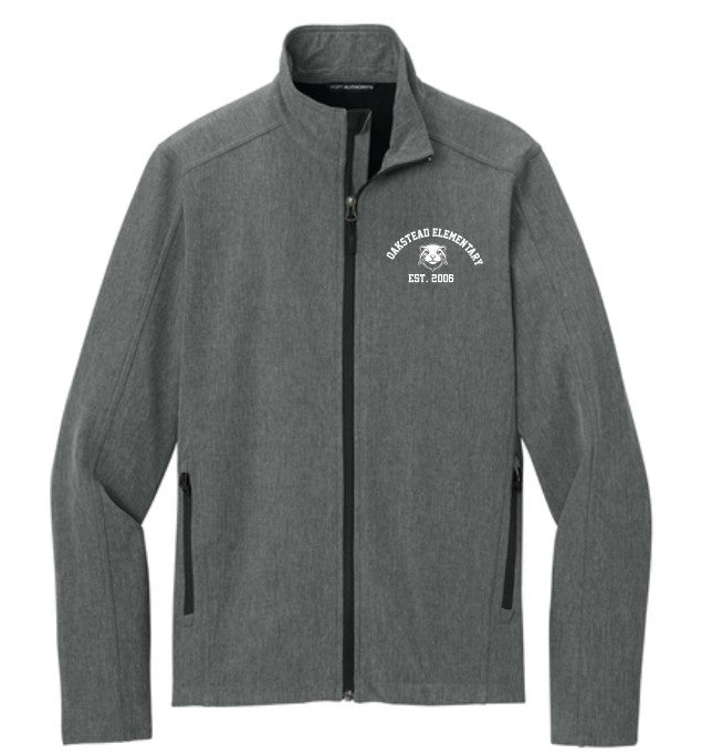 Oakstead Men's Soft Shell Jacket- Grey