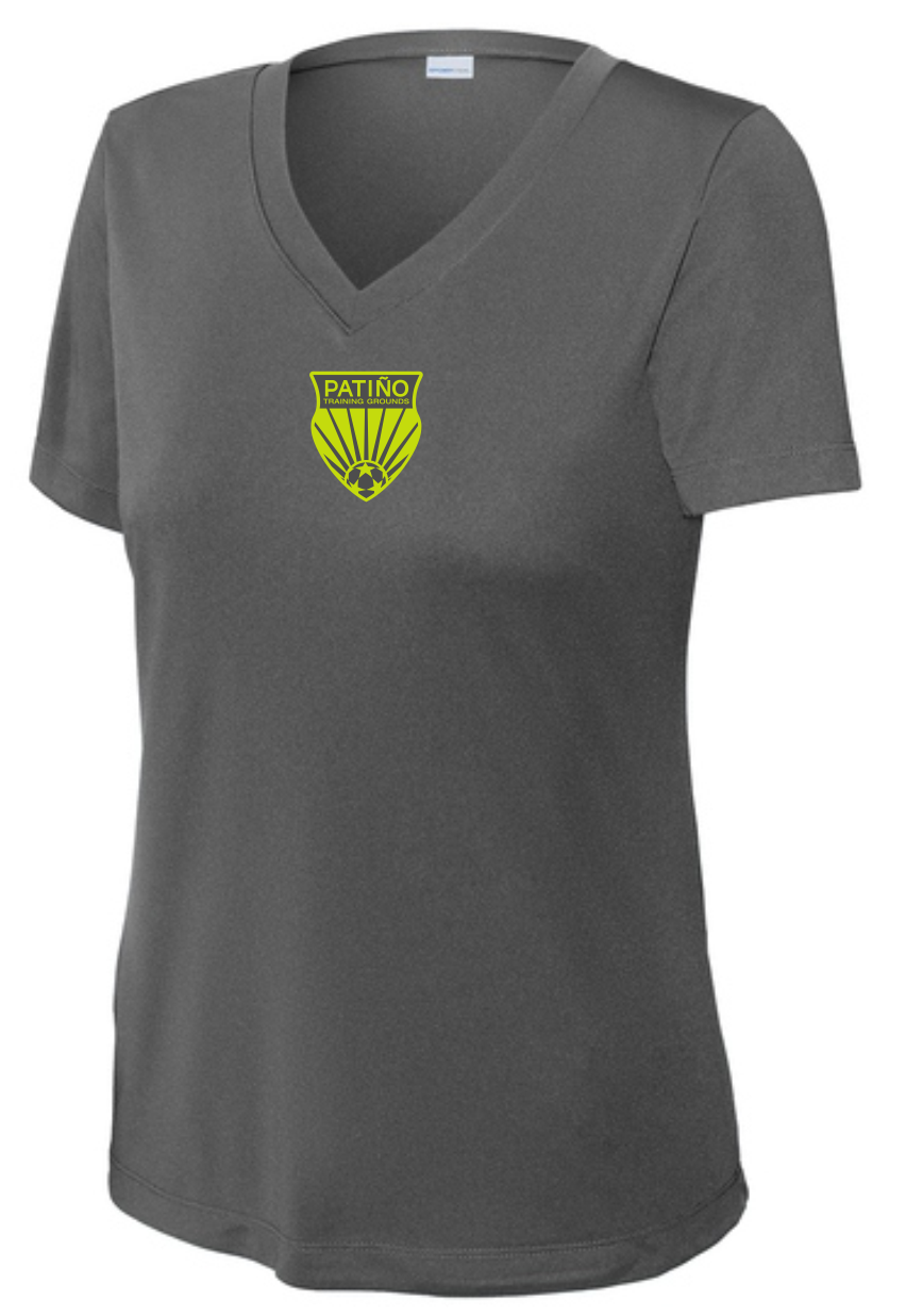 PTG Womens V-Neck Short Sleeve Performance