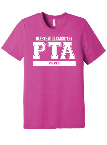 Oakstead PTA Shirt-Berry