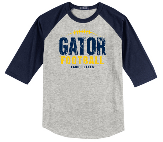 LOL Gator Football 3/4 Sleeve