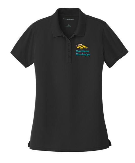 Martinez Ladies Dri Fit Polo - Black