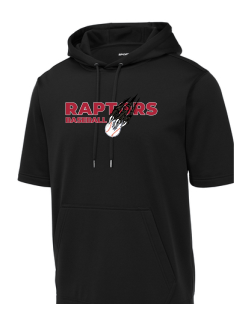 Raptors Short Sleeve Pullover Hoodie