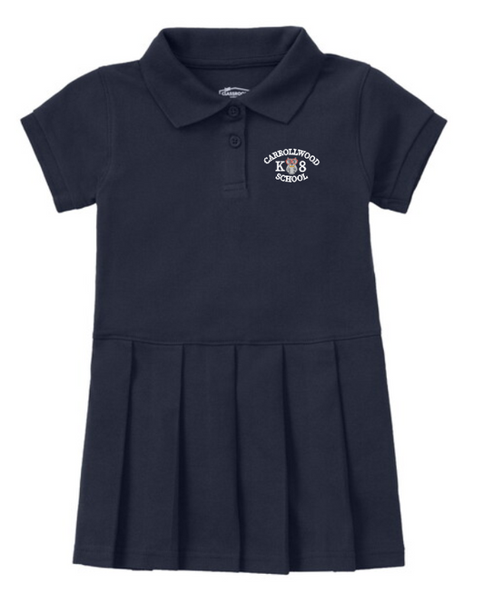 Carrollwood (Elementary Only) Polo Dress - Navy