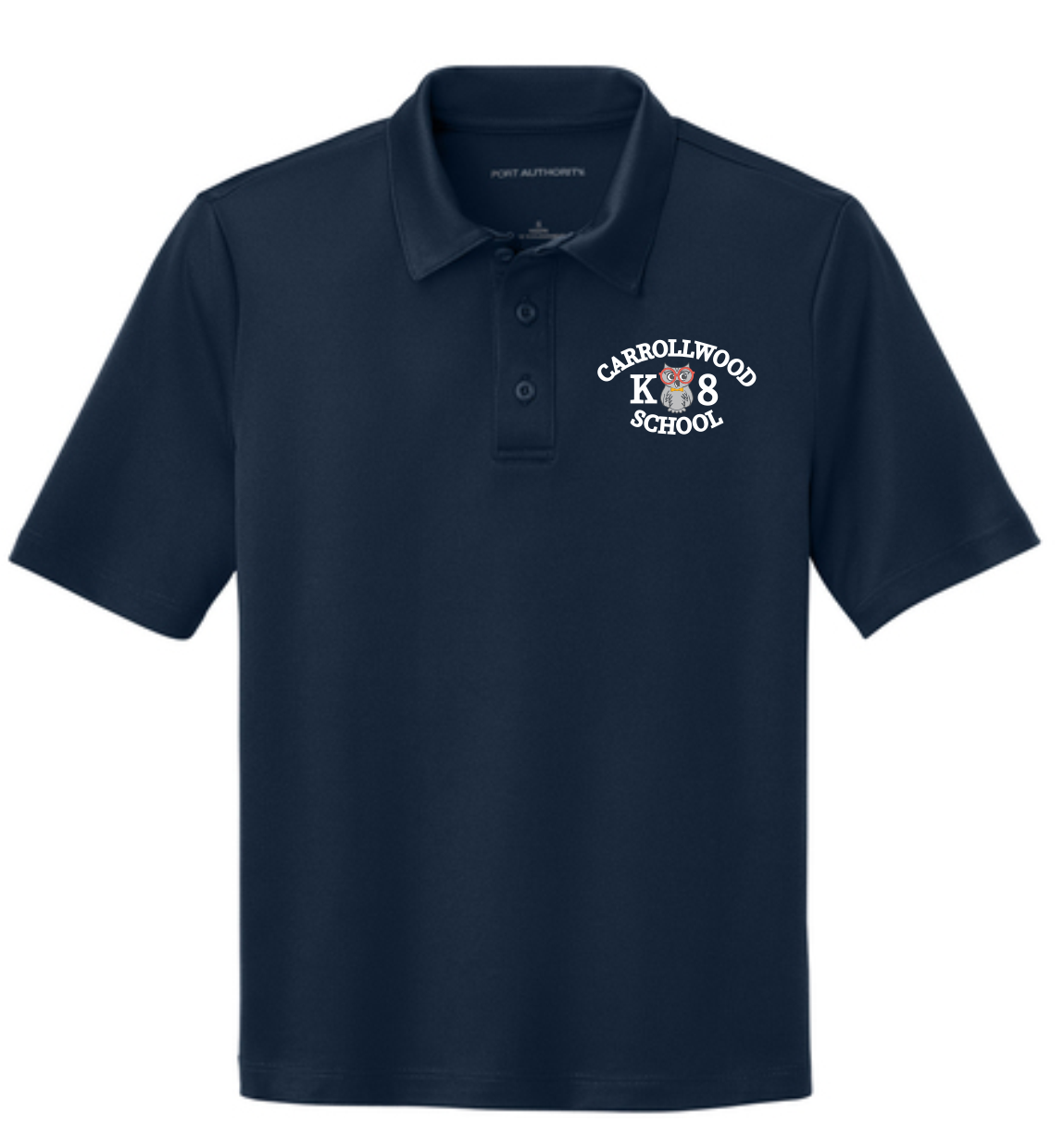 Carrollwood K8 Cotton Polo - Navy