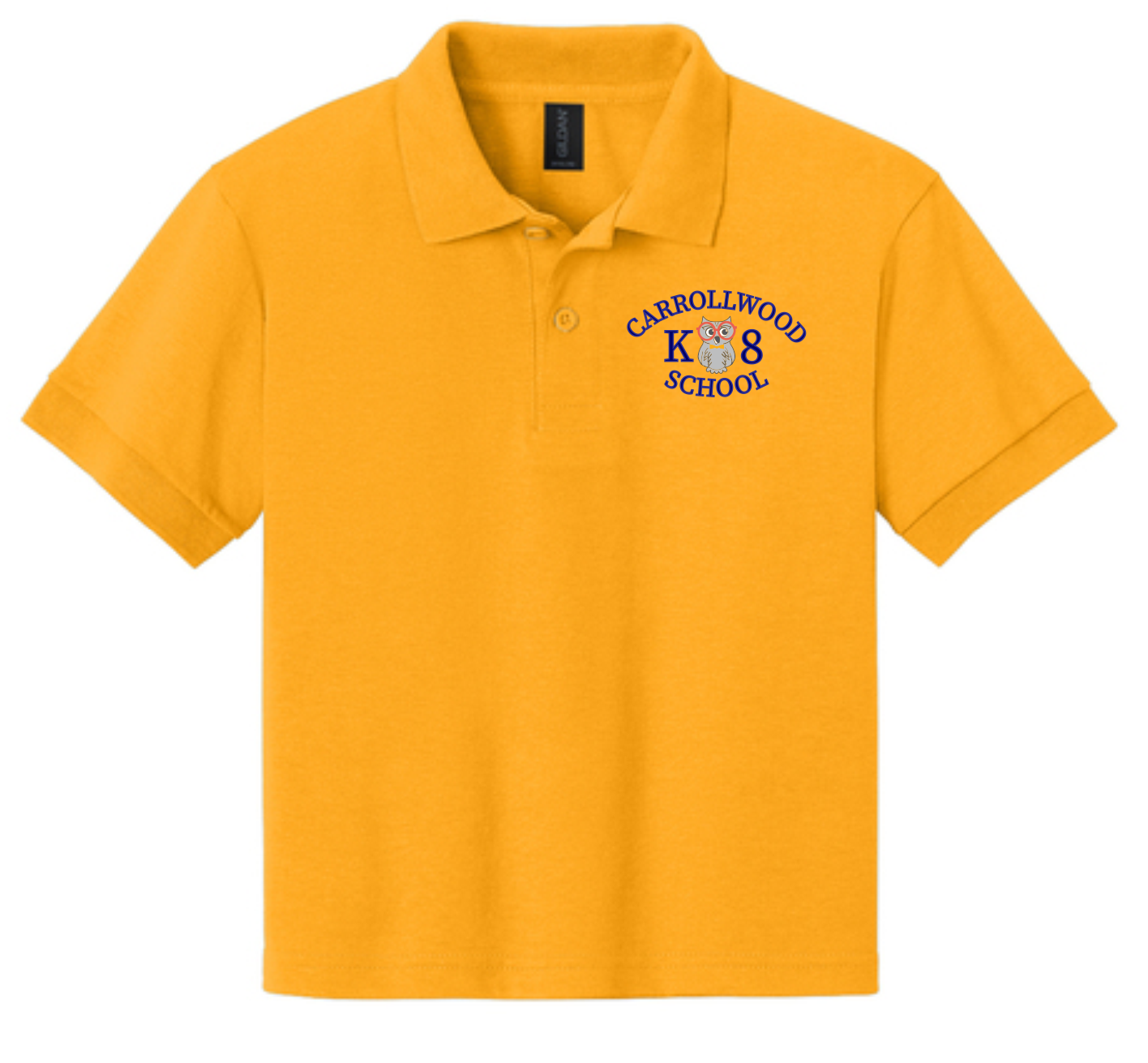Carrollwood (Elementary Only) Cotton Polo - Yellow