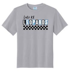 Lutz K8 Checkered DRI FIT Shirt- Grey