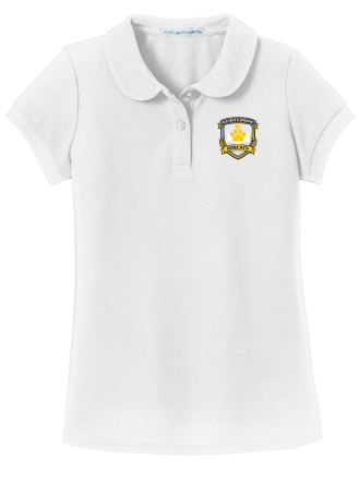 McKitrick GIRLS White Cotton Polo