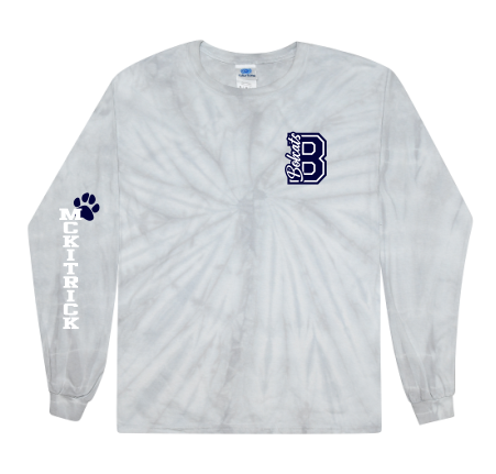 McKitrick B Script Grey Tie-Dye
