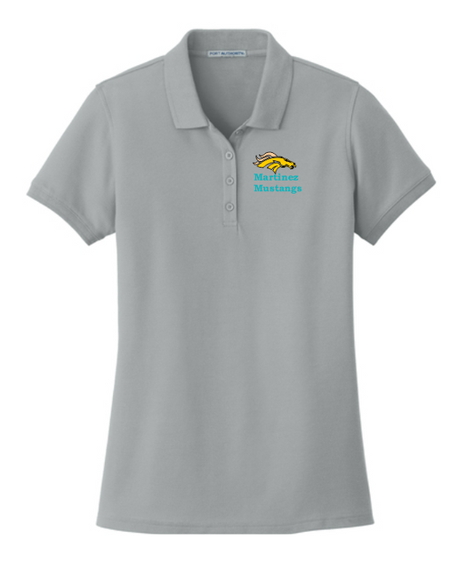 Martinez Ladies Cotton Polo - Grey