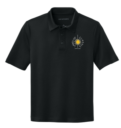 Imagine LOL Unisex Cotton Polo - Black