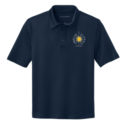 Imagine LOL Unisex Cotton Polo - Navy