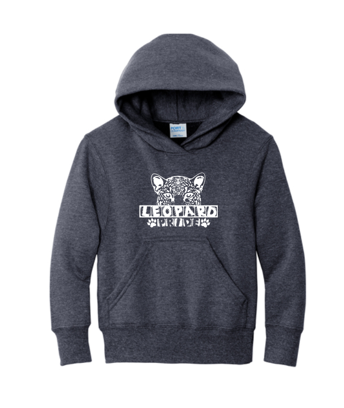 Lutz K8 Leopard Pride Hoodie- Dark Heather
