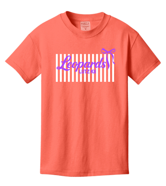 Lutz K8 Bow Cotton Shirt- Neon Coral