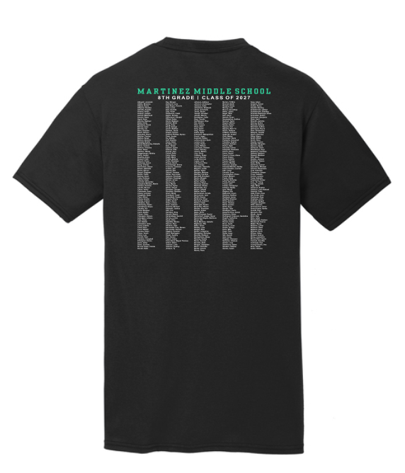 Martinez 8th Grade Class T-Shirt-Cotton