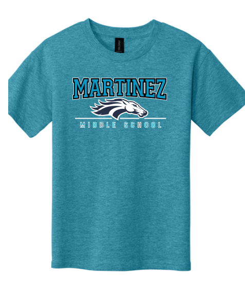 Martinez Mustangs Shirt - Teal