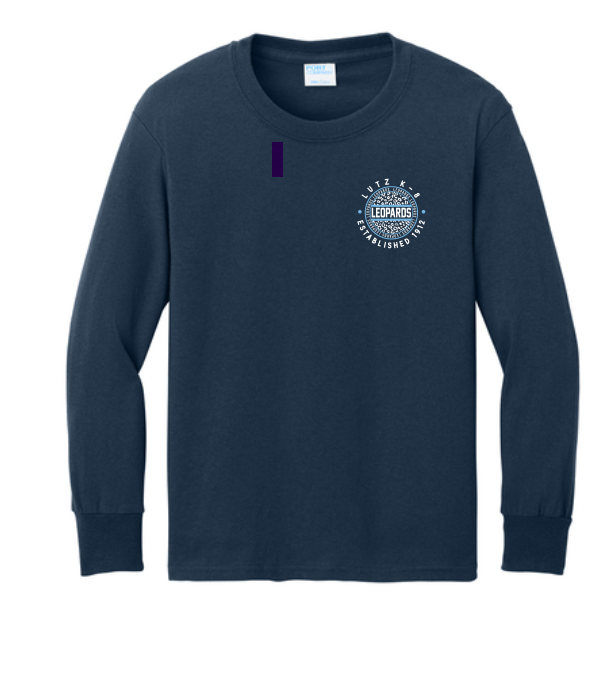 Lutz K8 Circle Leopard-Long Sleeve Navy