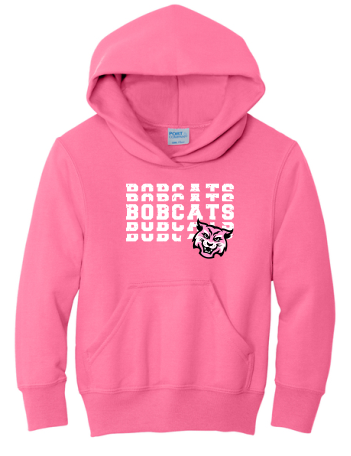 Skybrooke Bobcats Repeat-Neon Pink Hoodie