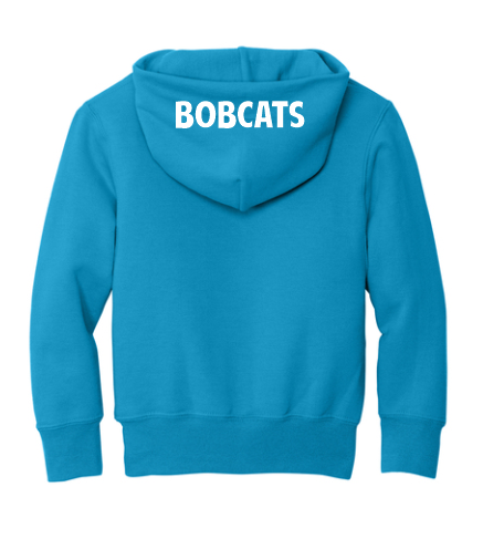 McKitrick Bobcats Repeat Hoodie- Neon Blue