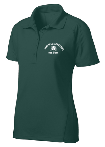Oakstead Women's Dri-Mesh Polo-Green