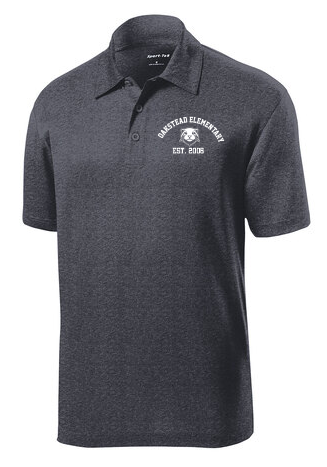 Oakstead Men's Heathered Polo-Grey