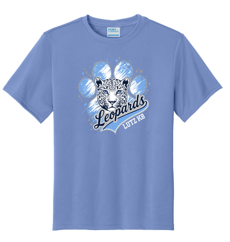 Lutz K8 Splatter Paw DRI FIT- Carolina Blue