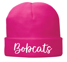 McKitrick Bobcats Beanie-Pink