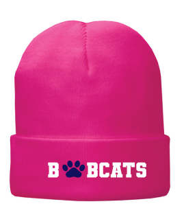 McKitrick Bobcats Beanie-Pink