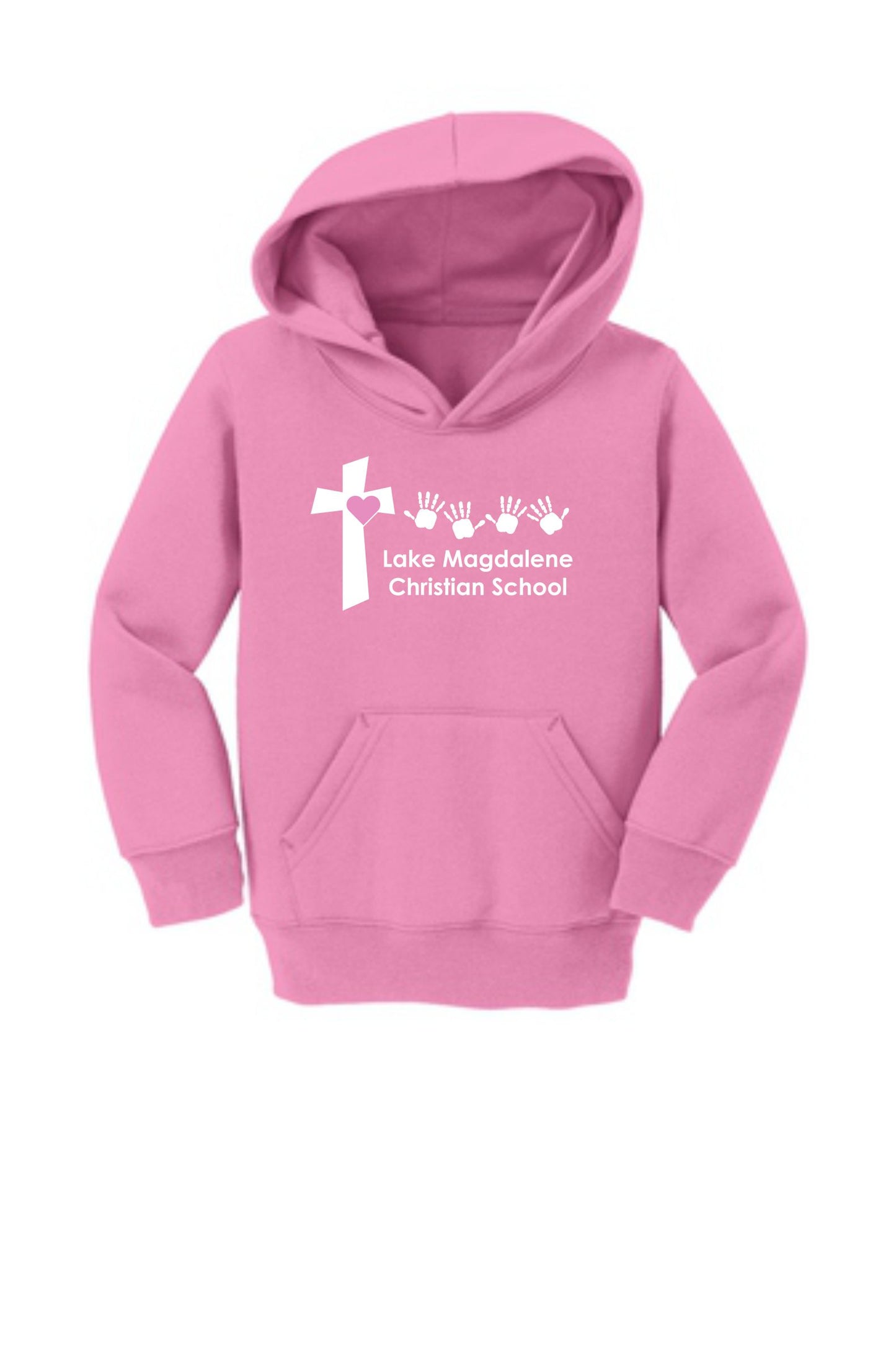 Lake Magdalene Toddler Hoodie- Pink