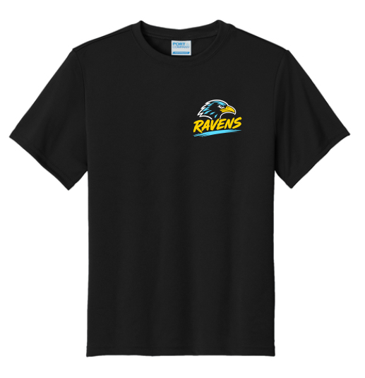 Rushe Ravens Left Chest-Black Dri-Fit Shirt