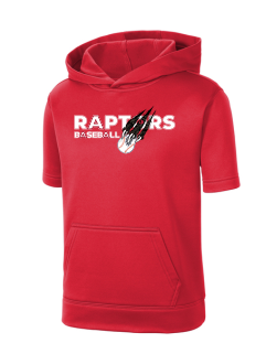 Raptors Short Sleeve Pullover Hoodie