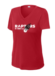 Raptors Women's V-neck Performance Shirt