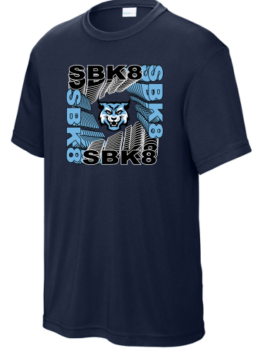 Skybrooke Retro- Navy Dri Fit Shirt