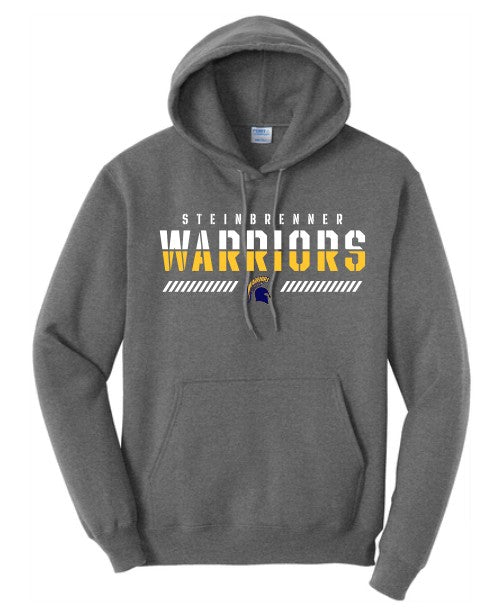 Steinbrenner Warriors Hoodie - Grey