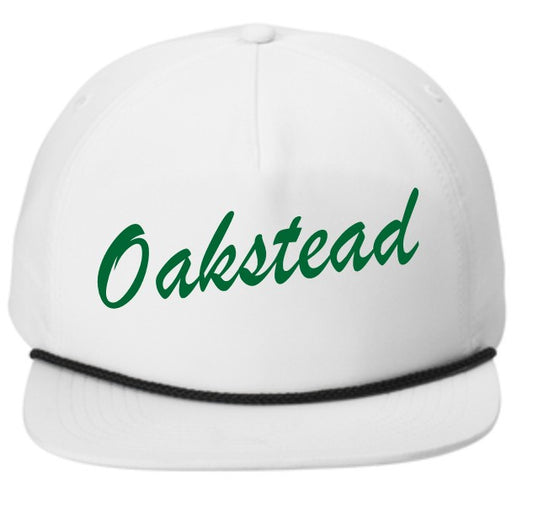 Oakstead Flat Bill Rope Hat - Snapback