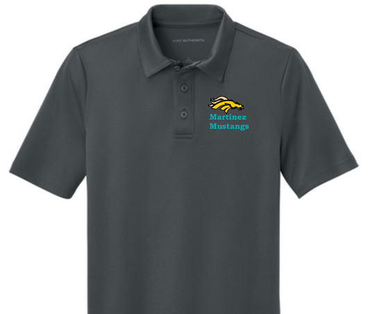 Martinez Unisex Dri Fit Polo - Grey