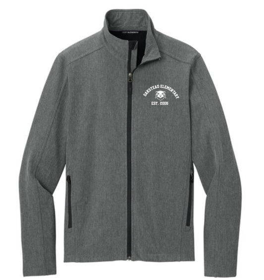 Oakstead Men's Soft Shell Jacket- Grey