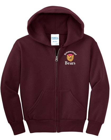 Schwarzkopf Full Zip Jacket-Maroon