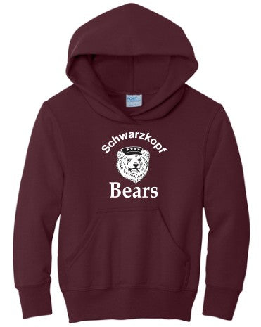 Schwarzkopf Bears Hoodie - Maroon