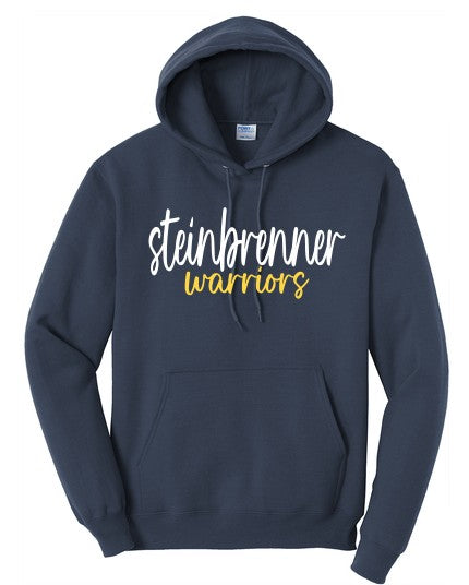 Steinbrenner Script Hoodie - Navy