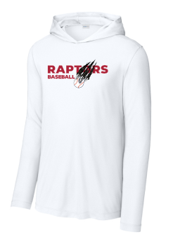 Raptors Unisex Hooded Long Sleeve Performance