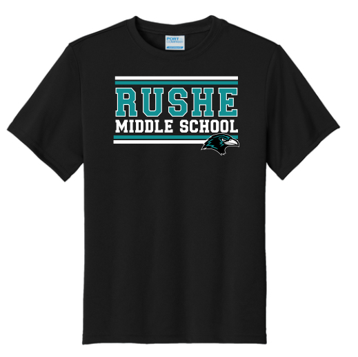 Rushe Middle School-Black Dri-Fit Shirt