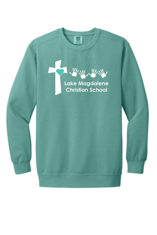 Lake Magdalene Comfort Colors Seafoam Crewneck-Adult