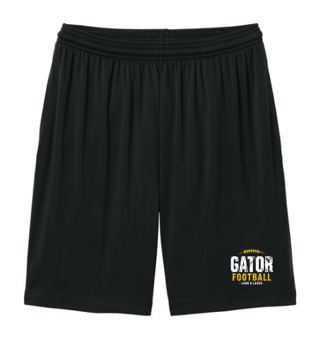 LOL Gator Football 5" Shorts- Black