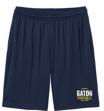 LOL Gator Football 5" Shorts- Navy