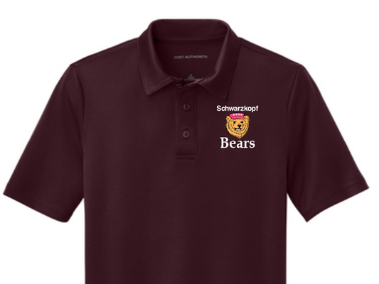 Schwarzkopf Maroon Unisex Dri Fit Polo