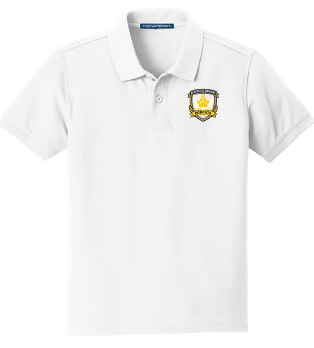 McKitrick Unisex Cotton Polo - White