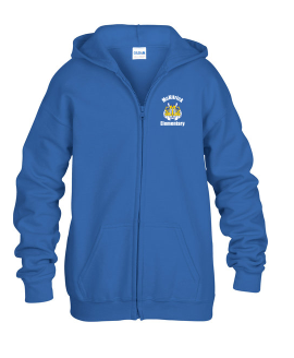 Embroidered Zip Up Hoodie