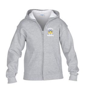 Embroidered Zip Up Hoodie